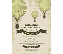 Farewell Going Away Moving Party Hot Air Balloon Party Printable Invitation